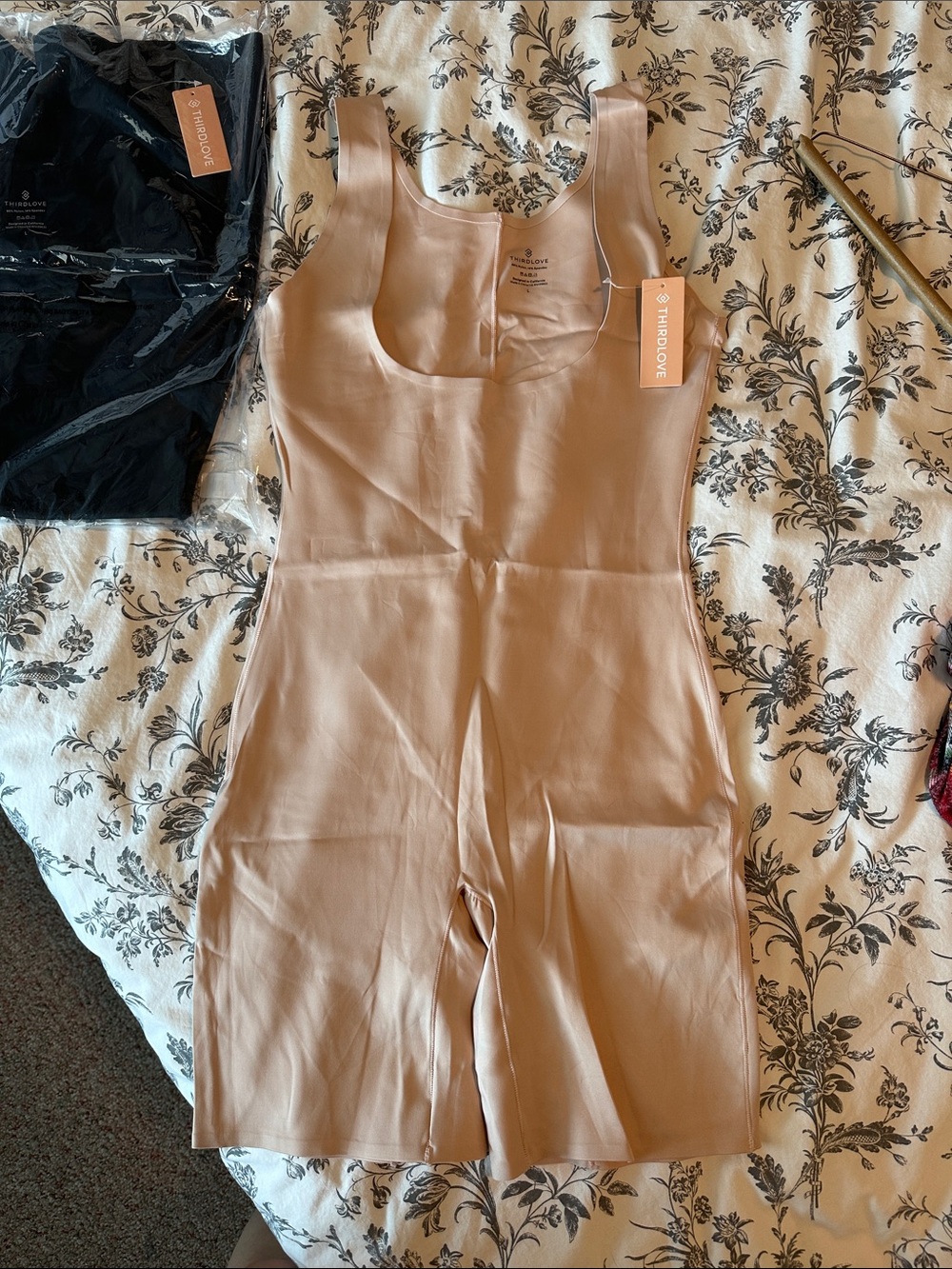 ThirdLove Nude Beige Shaping Bodysuit Romper
